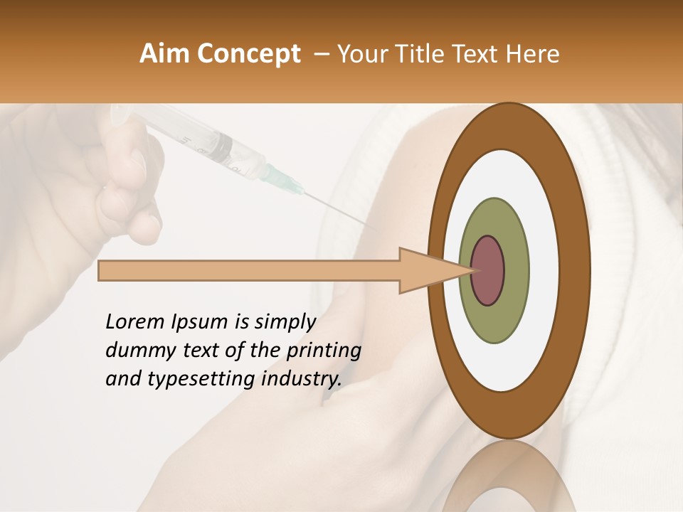 A Woman Getting A Vaccium Injection From A Doctor PowerPoint Template
