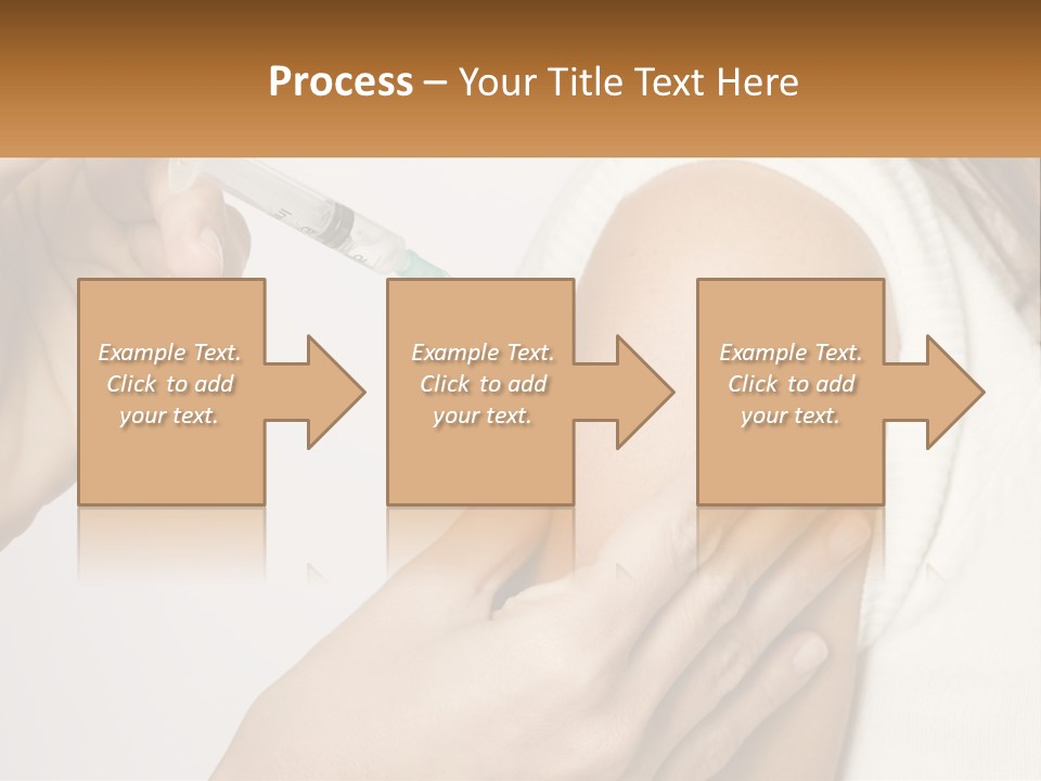 A Woman Getting A Vaccium Injection From A Doctor PowerPoint Template