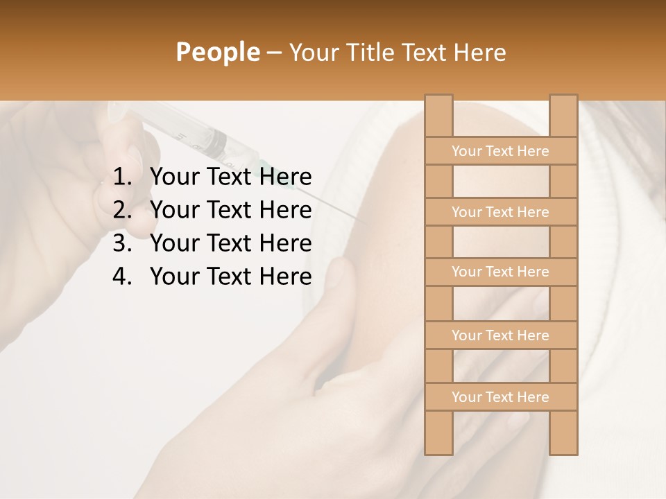 A Woman Getting A Vaccium Injection From A Doctor PowerPoint Template