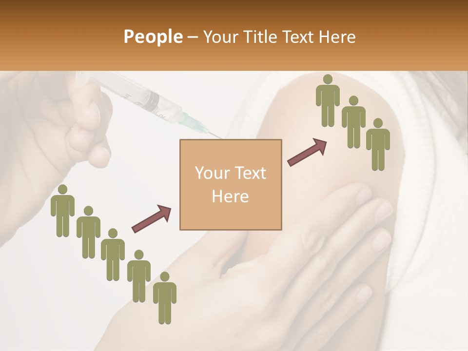 A Woman Getting A Vaccium Injection From A Doctor PowerPoint Template