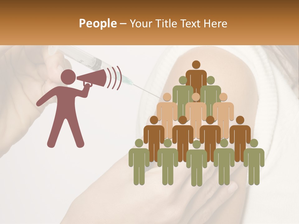 A Woman Getting A Vaccium Injection From A Doctor PowerPoint Template