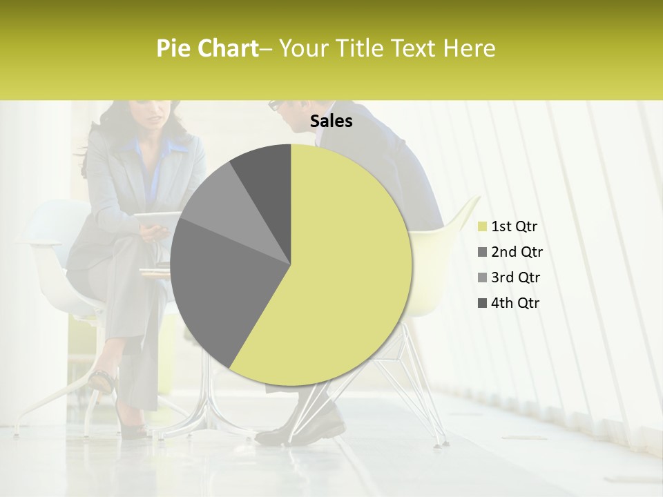 A Man And Woman Sitting At A Table With A Laptop PowerPoint Template