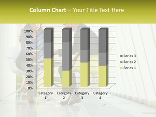 A Man And Woman Sitting At A Table With A Laptop PowerPoint Template