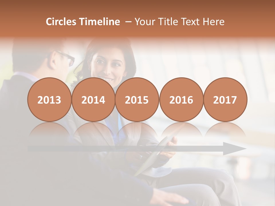 A Man And A Woman Sitting On A Bench Talking To Each Other PowerPoint Template