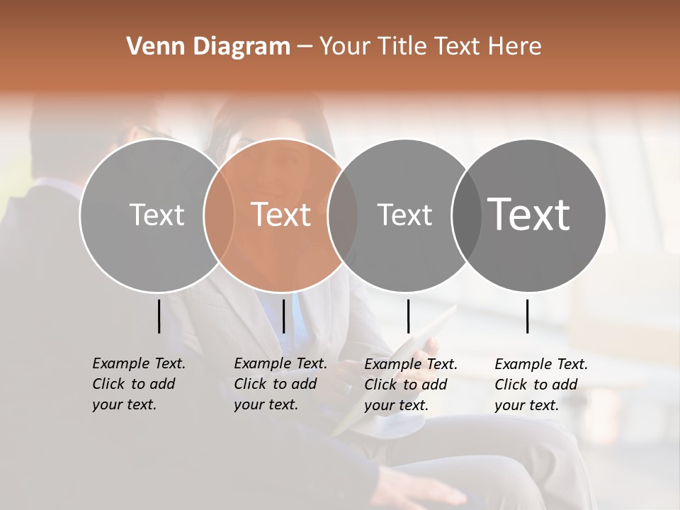 A Man And A Woman Sitting On A Bench Talking To Each Other PowerPoint Template