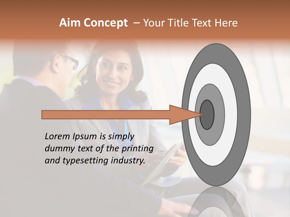 A Man And A Woman Sitting On A Bench Talking To Each Other PowerPoint Template