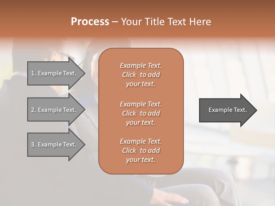 A Man And A Woman Sitting On A Bench Talking To Each Other PowerPoint Template