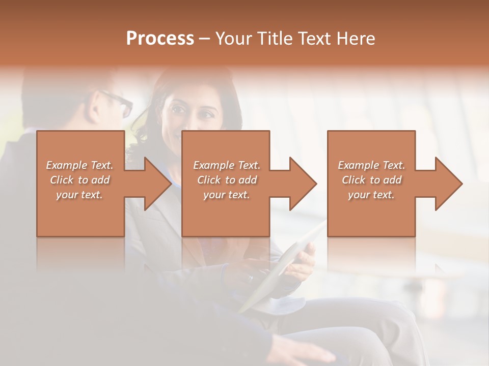 A Man And A Woman Sitting On A Bench Talking To Each Other PowerPoint Template