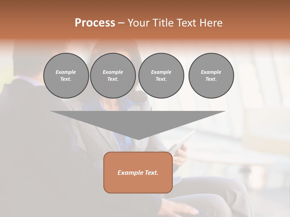 A Man And A Woman Sitting On A Bench Talking To Each Other PowerPoint Template