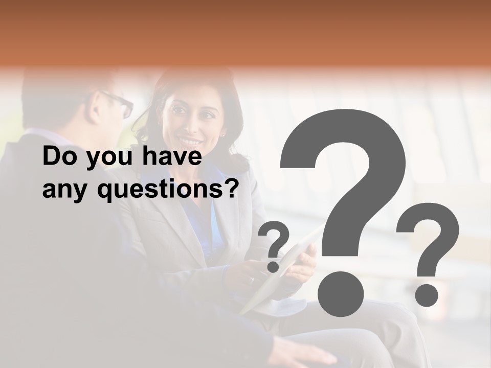 A Man And A Woman Sitting On A Bench Talking To Each Other PowerPoint Template