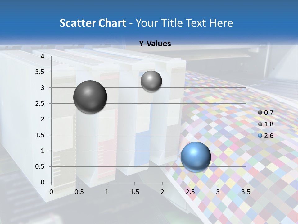 A Printer Is Printing A Colorful Pattern On A Sheet Of Paper PowerPoint Template