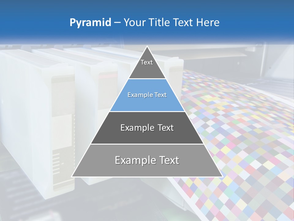 A Printer Is Printing A Colorful Pattern On A Sheet Of Paper PowerPoint Template