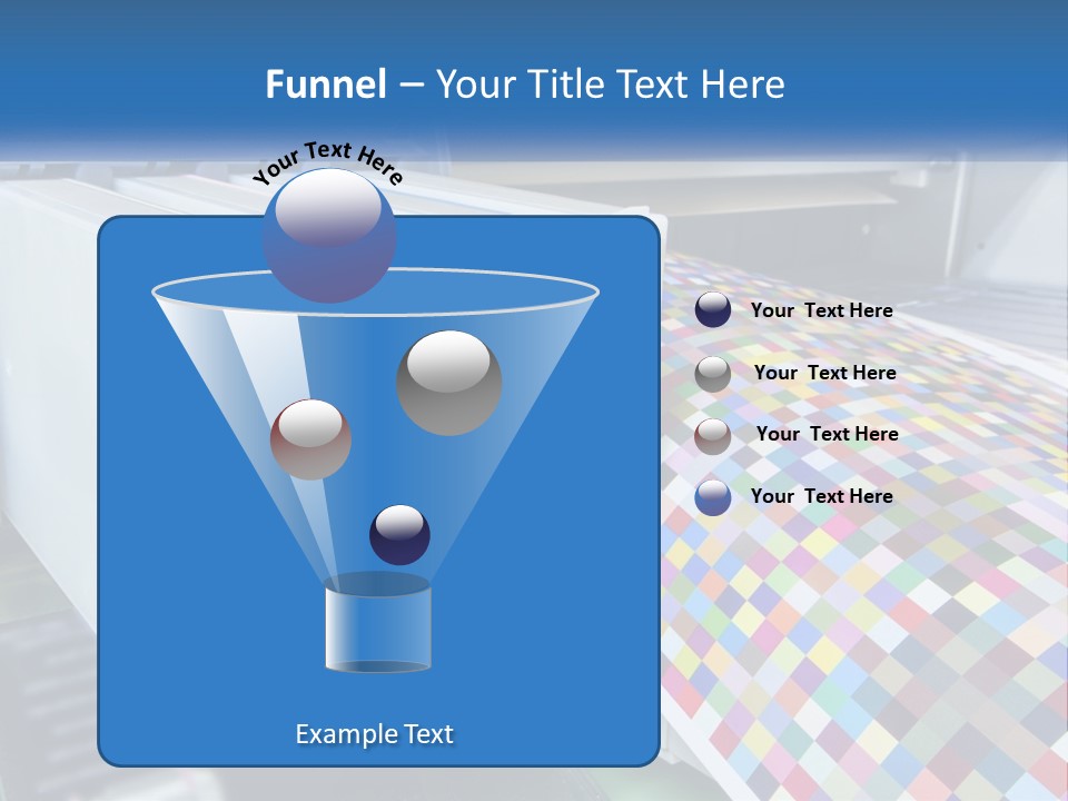 A Printer Is Printing A Colorful Pattern On A Sheet Of Paper PowerPoint Template