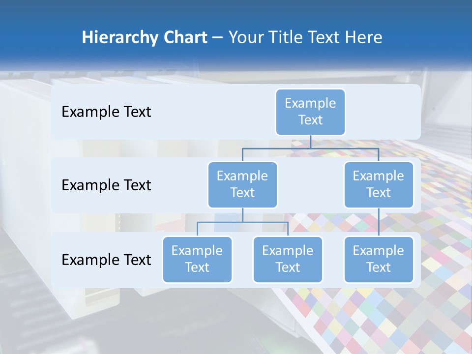 A Printer Is Printing A Colorful Pattern On A Sheet Of Paper PowerPoint Template