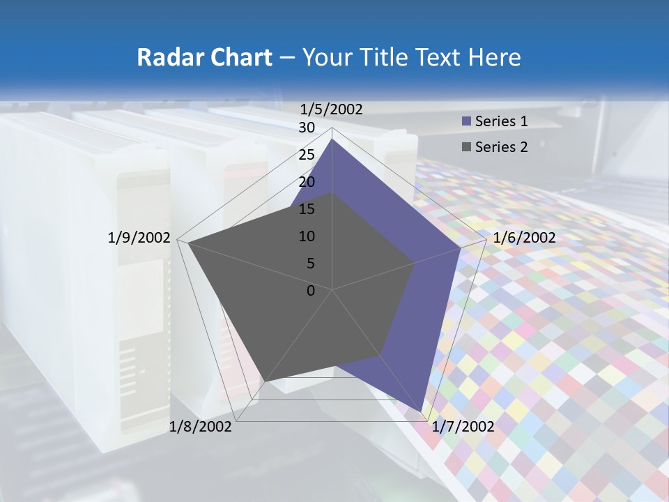 A Printer Is Printing A Colorful Pattern On A Sheet Of Paper PowerPoint Template