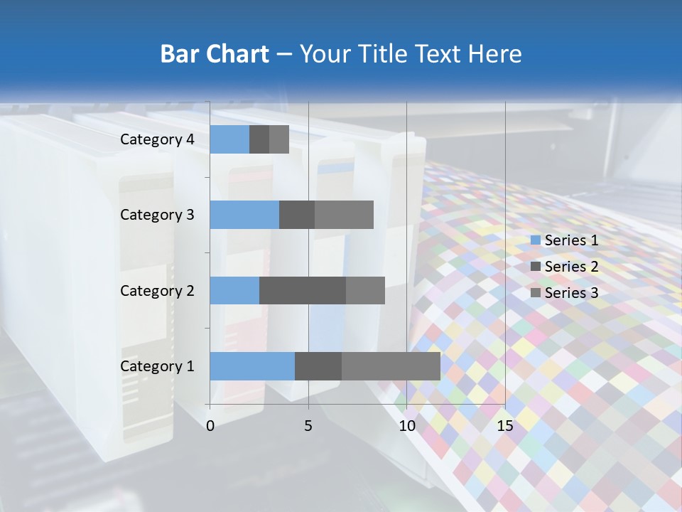 A Printer Is Printing A Colorful Pattern On A Sheet Of Paper PowerPoint Template