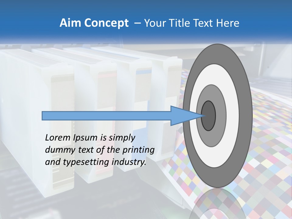 A Printer Is Printing A Colorful Pattern On A Sheet Of Paper PowerPoint Template