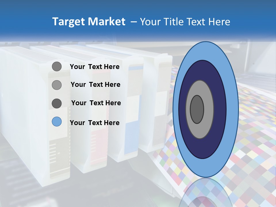 A Printer Is Printing A Colorful Pattern On A Sheet Of Paper PowerPoint Template