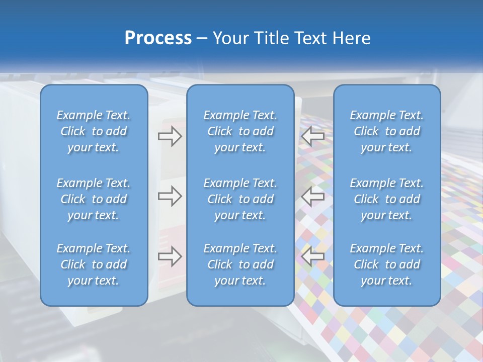 A Printer Is Printing A Colorful Pattern On A Sheet Of Paper PowerPoint Template