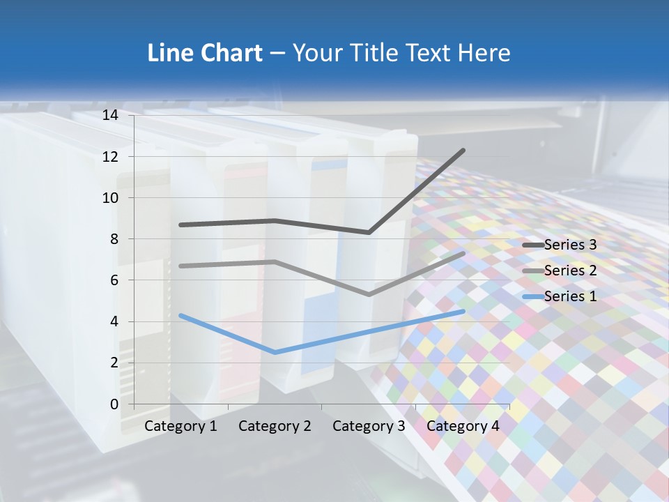 A Printer Is Printing A Colorful Pattern On A Sheet Of Paper PowerPoint Template