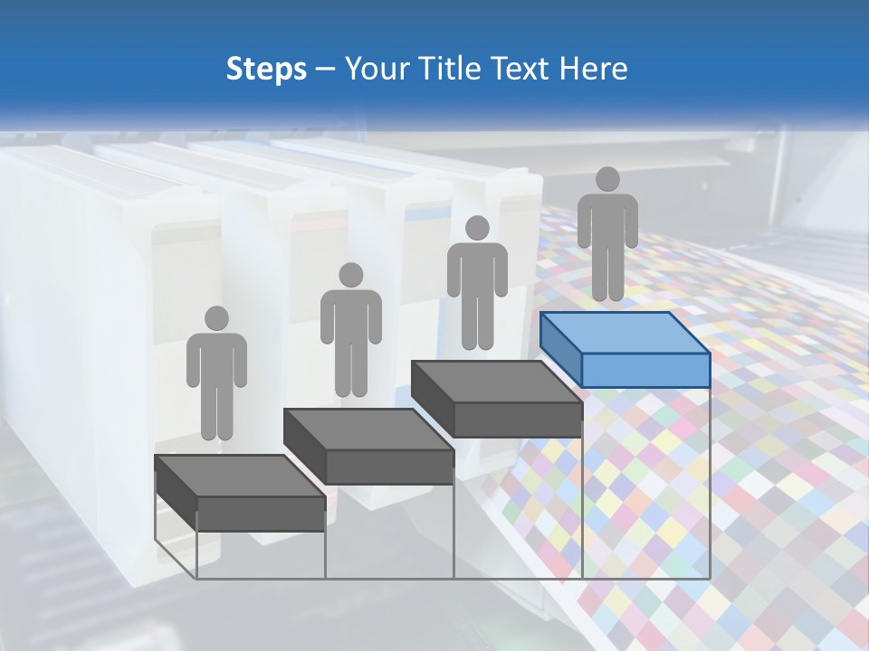 A Printer Is Printing A Colorful Pattern On A Sheet Of Paper PowerPoint Template