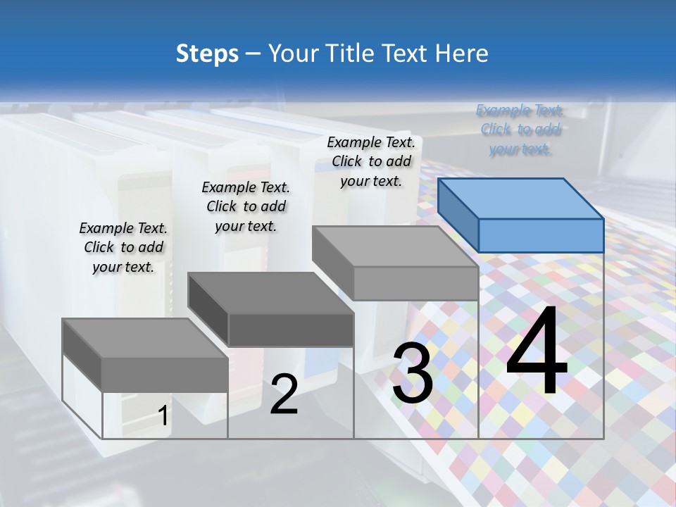 A Printer Is Printing A Colorful Pattern On A Sheet Of Paper PowerPoint Template