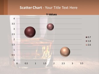 A Glass Of Whiskey On A Wooden Table PowerPoint Template