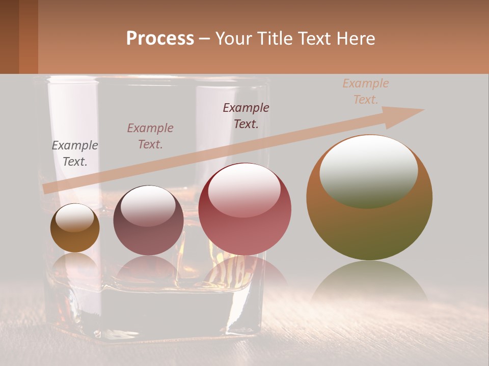 A Glass Of Whiskey On A Wooden Table PowerPoint Template