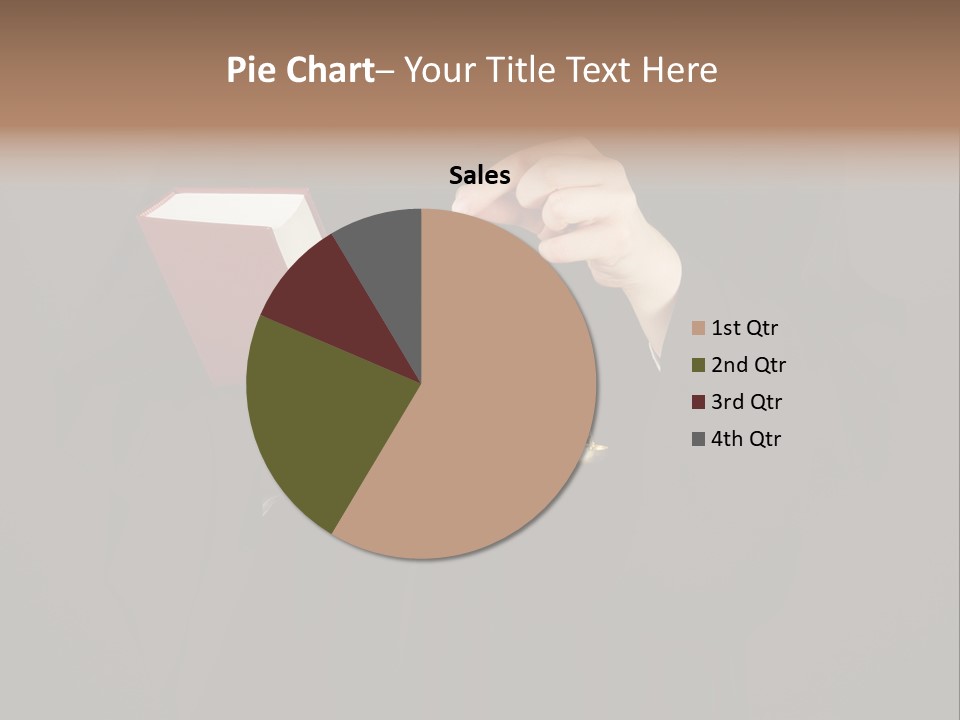 A Judge Holding A Scale And A Book PowerPoint Template