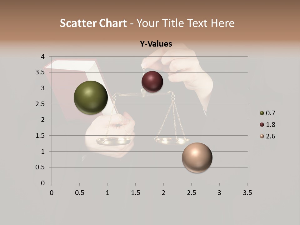 A Judge Holding A Scale And A Book PowerPoint Template