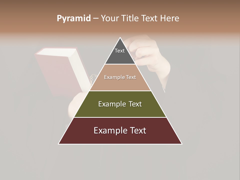 A Judge Holding A Scale And A Book PowerPoint Template