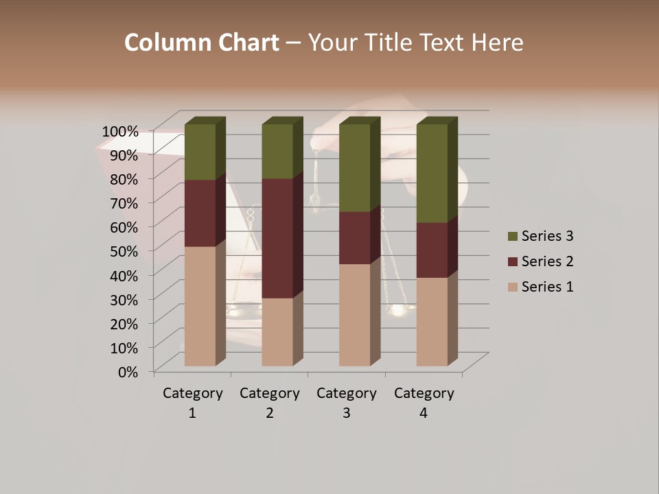 A Judge Holding A Scale And A Book PowerPoint Template