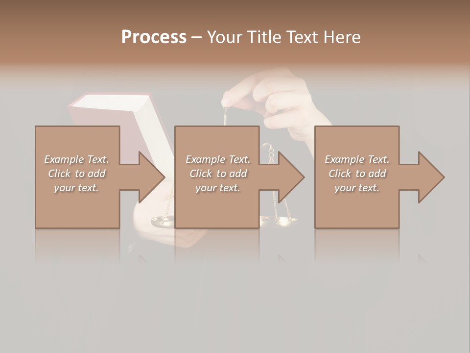 A Judge Holding A Scale And A Book PowerPoint Template