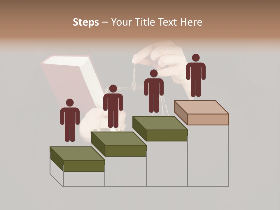 A Judge Holding A Scale And A Book PowerPoint Template