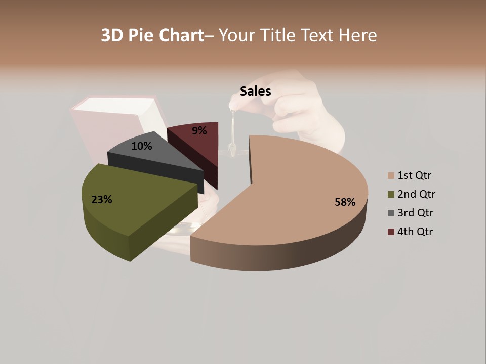 A Judge Holding A Scale And A Book PowerPoint Template