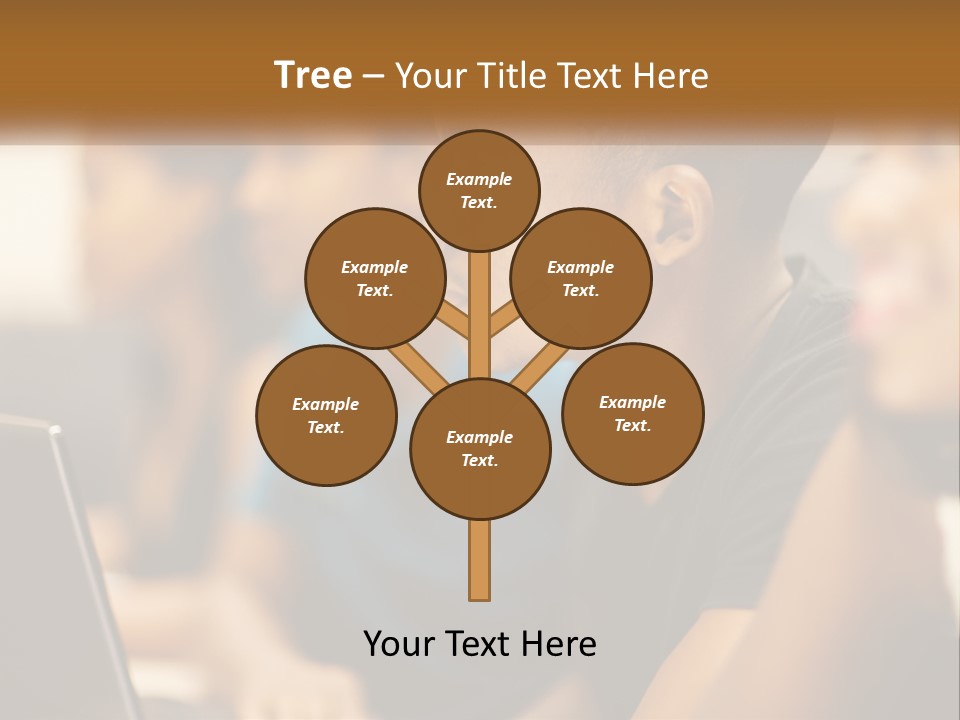 A Group Of Kids Sitting In Front Of A Laptop Computer PowerPoint Template