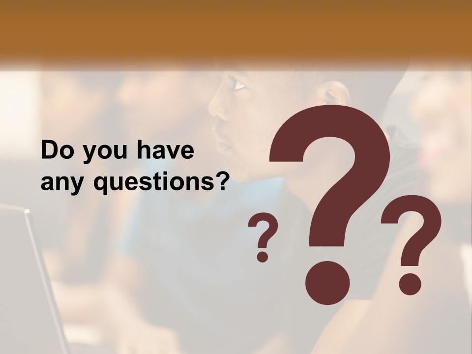 A Group Of Kids Sitting In Front Of A Laptop Computer PowerPoint Template