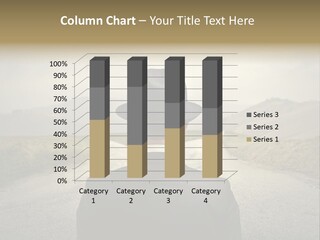A Man In A Suit And Hat Looking At A Road PowerPoint Template
