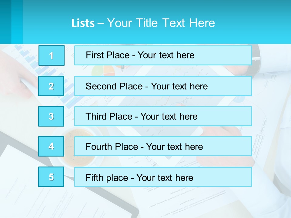 A Group Of People Sitting Around A Table With A Tablet PowerPoint Template