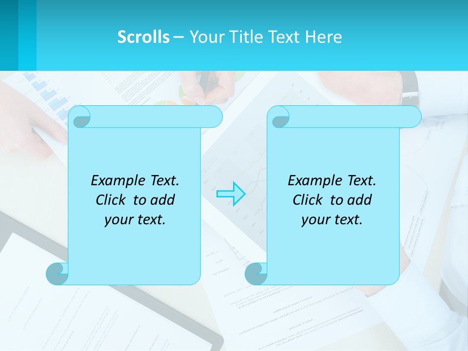 A Group Of People Sitting Around A Table With A Tablet PowerPoint Template