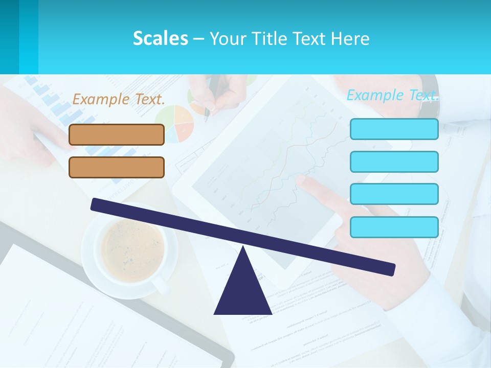 A Group Of People Sitting Around A Table With A Tablet PowerPoint Template
