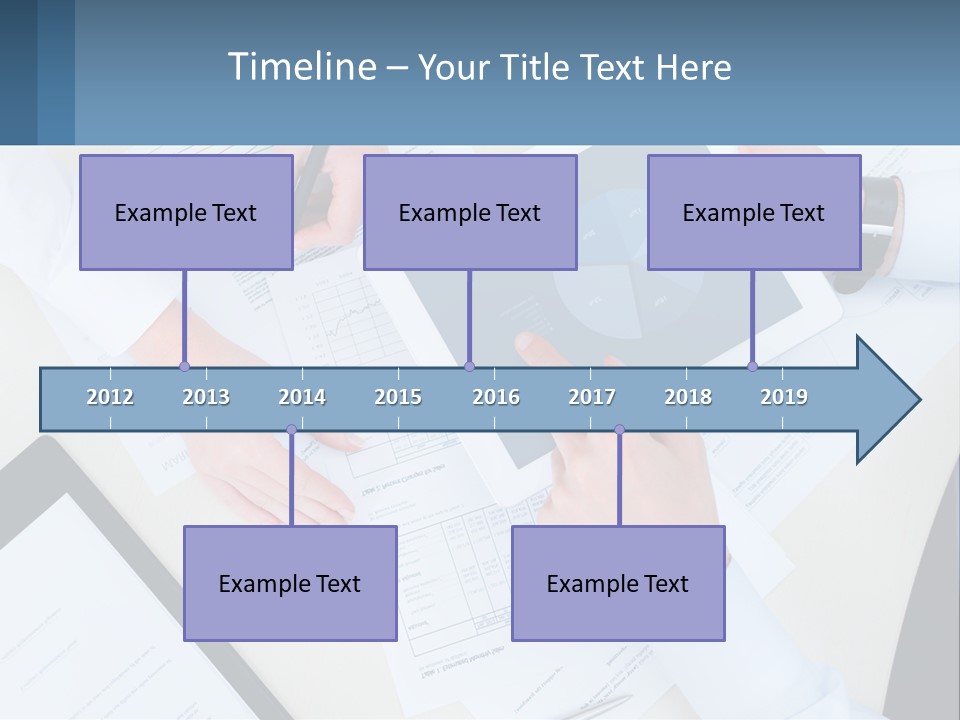 A Group Of People Sitting At A Table With A Tablet PowerPoint Template