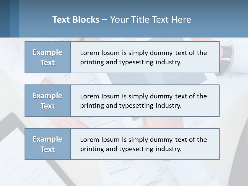 A Group Of People Sitting At A Table With A Tablet PowerPoint Template