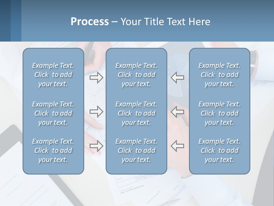 A Group Of People Sitting At A Table With A Tablet PowerPoint Template