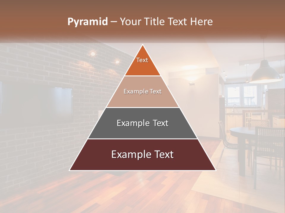 A Living Room With A Fireplace And A Flat Screen Tv PowerPoint Template
