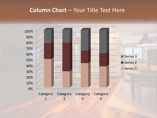 A Living Room With A Fireplace And A Flat Screen Tv PowerPoint Template