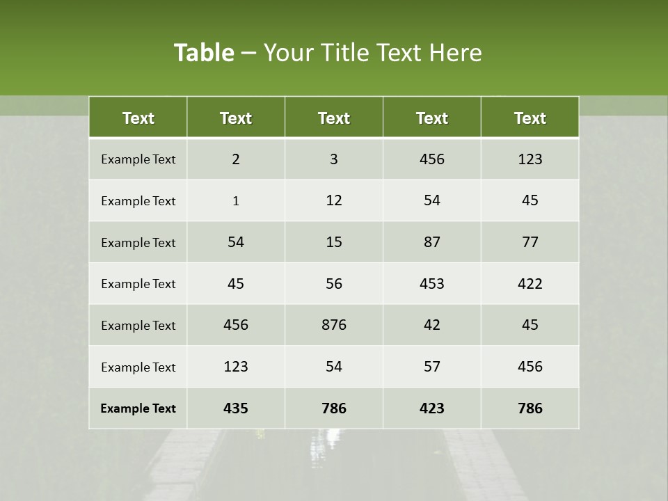 A Formal Garden With A Fountain In The Middle Of It PowerPoint Template