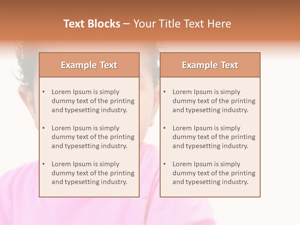A Baby Girl In A Pink Shirt Is Looking At The Camera PowerPoint Template