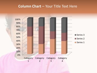 A Baby Girl In A Pink Shirt Is Looking At The Camera PowerPoint Template