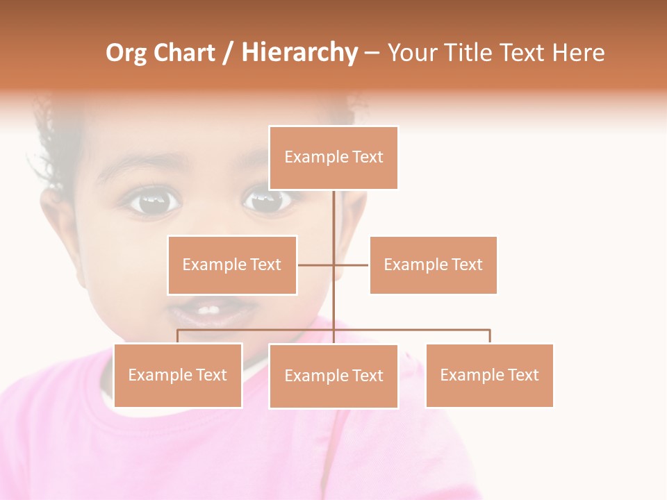 A Baby Girl In A Pink Shirt Is Looking At The Camera PowerPoint Template